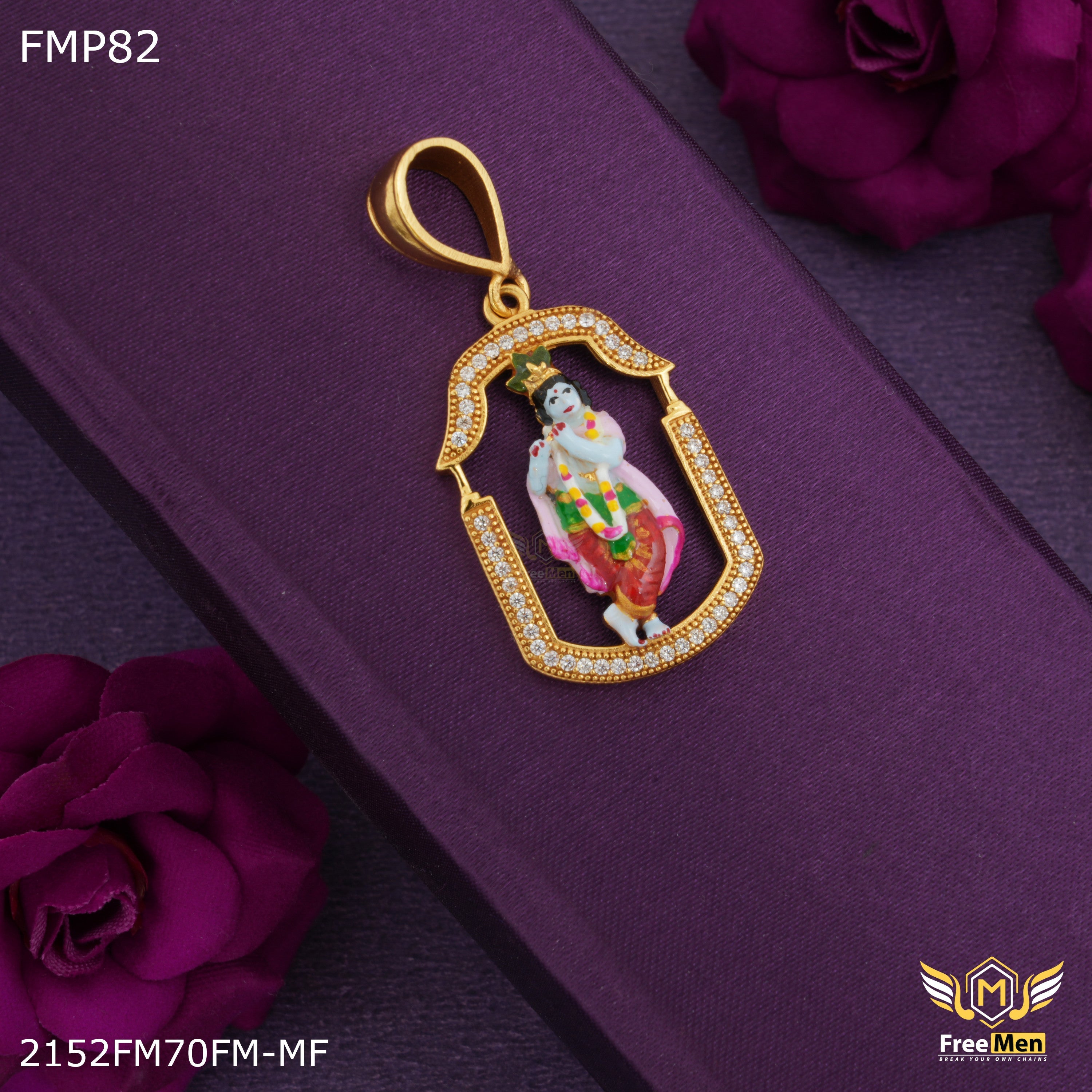 Freemen Krishna Pendent for Men - FMP82