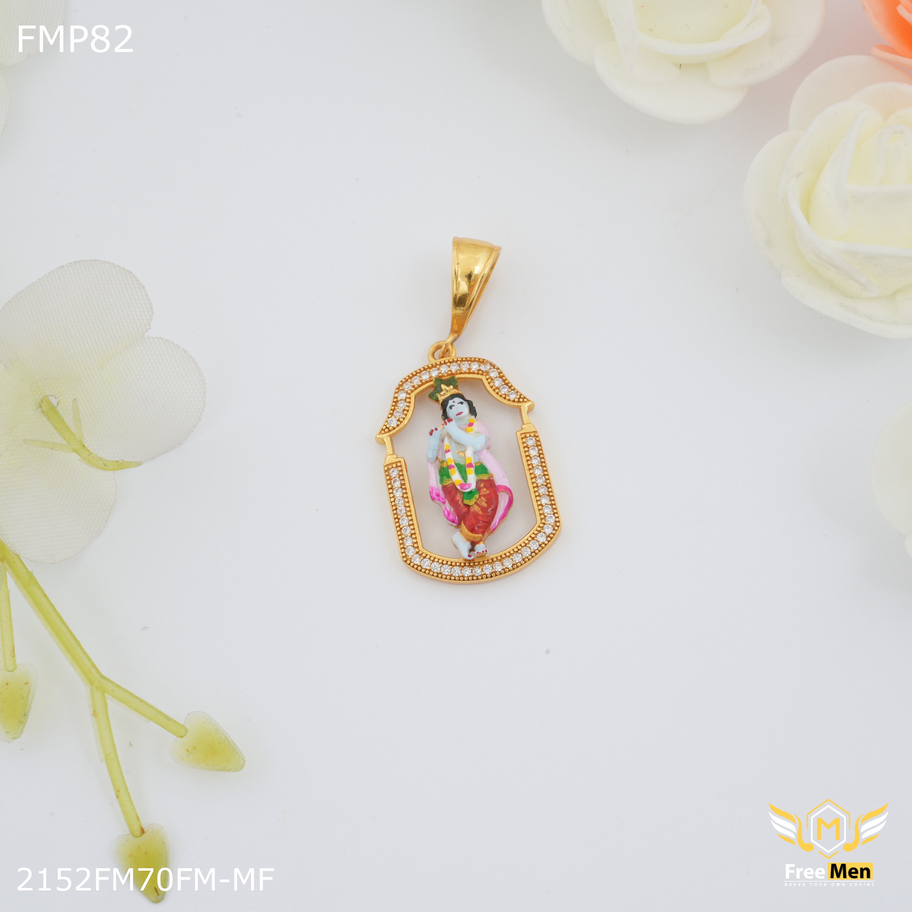 Freemen Krishna Pendent for Men - FMP82