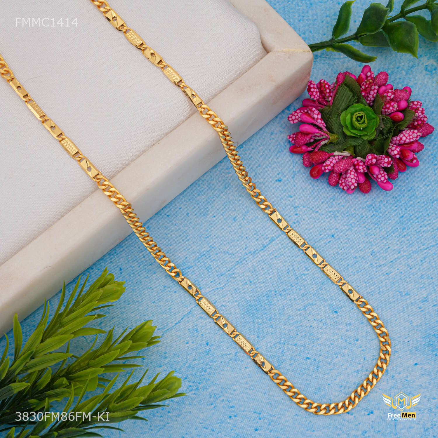 Classic Ring to Ring Round Nawabi Chain for Man