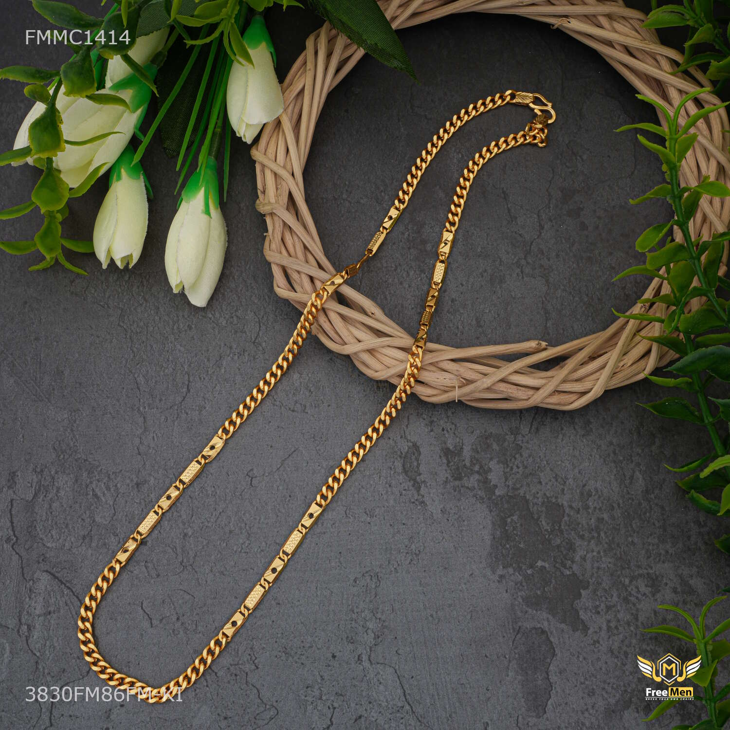 Classic Ring to Ring Round Nawabi Chain for Man