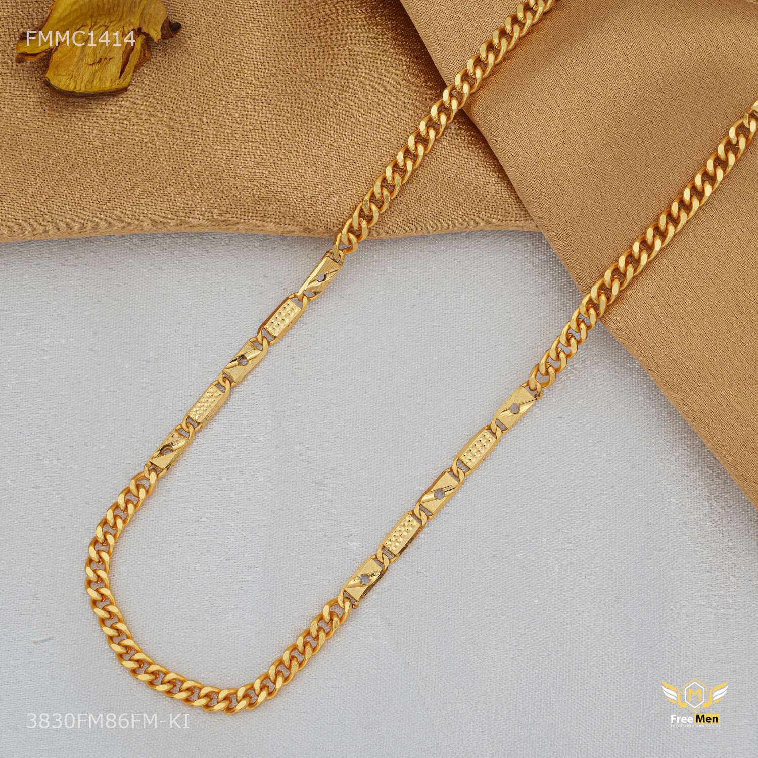 Classic Ring to Ring Round Nawabi Chain for Man