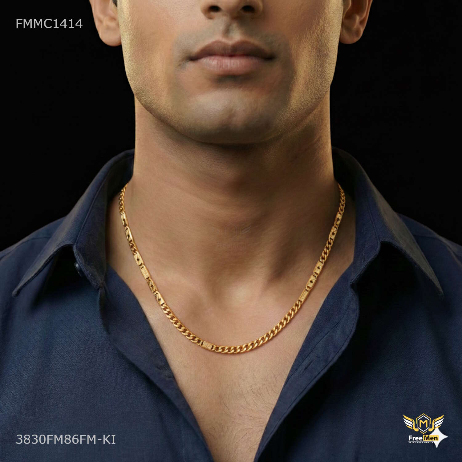 Classic Ring to Ring Round Nawabi Chain for Man