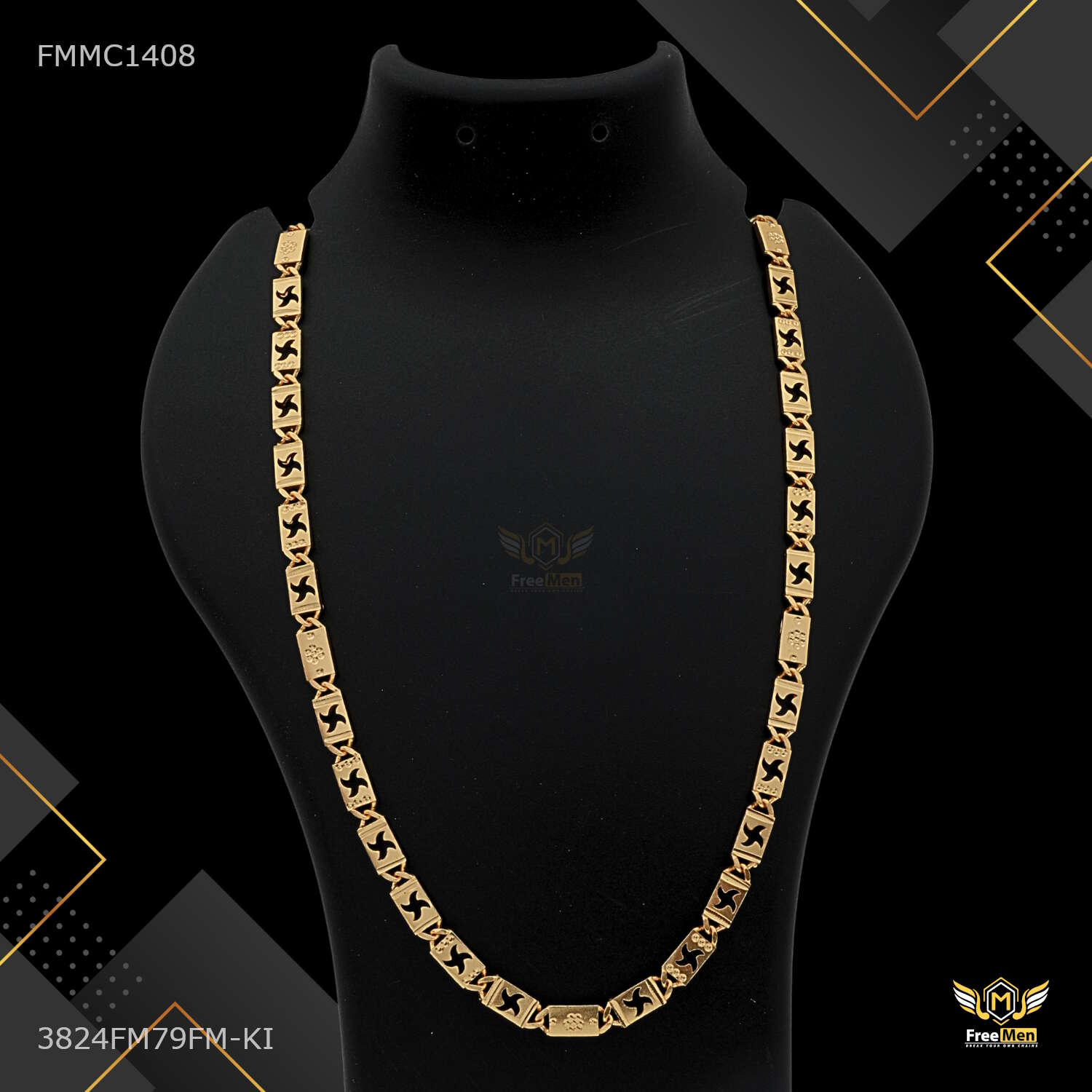 Classic Star Box Nawabi Chain for Man