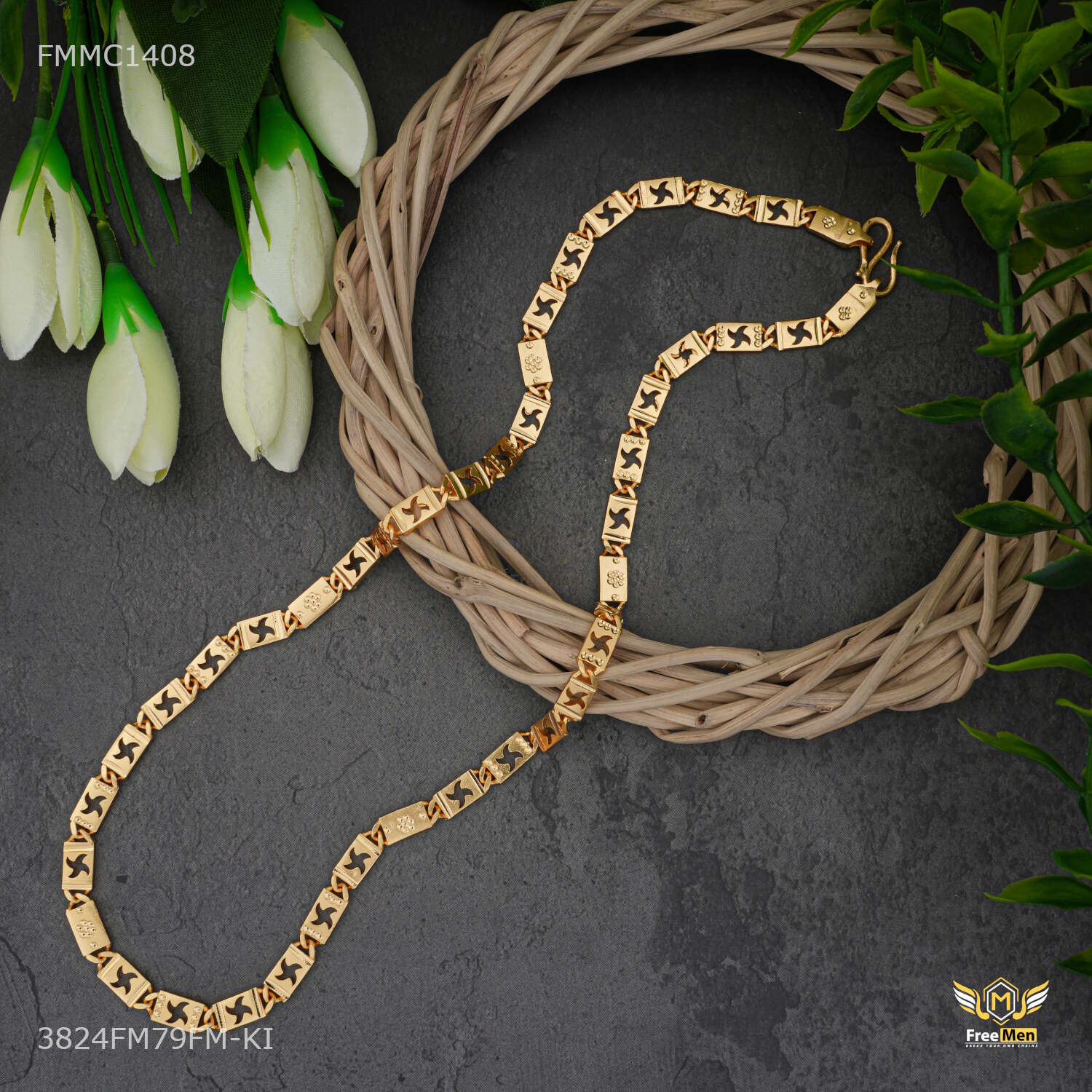 Classic Star Box Nawabi Chain for Man