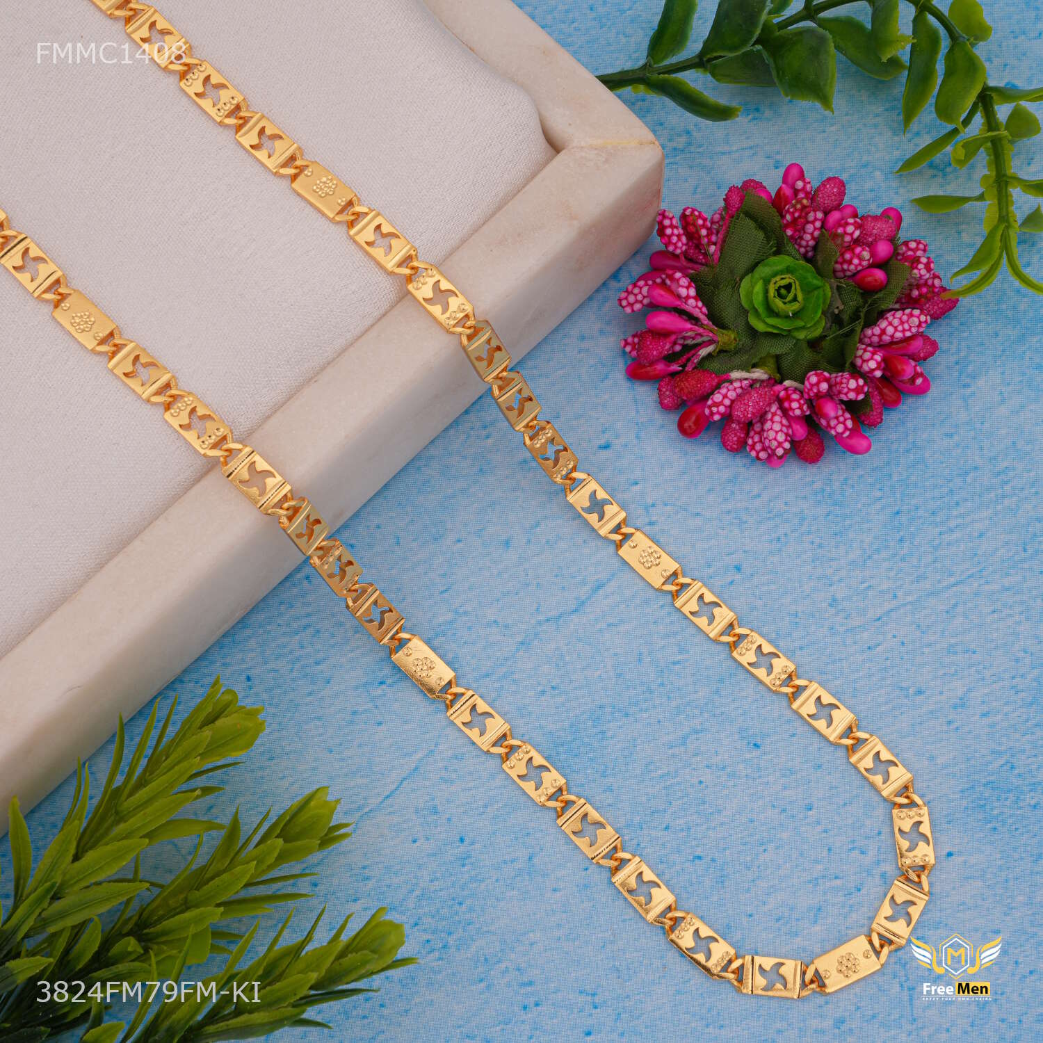 Classic Star Box Nawabi Chain for Man