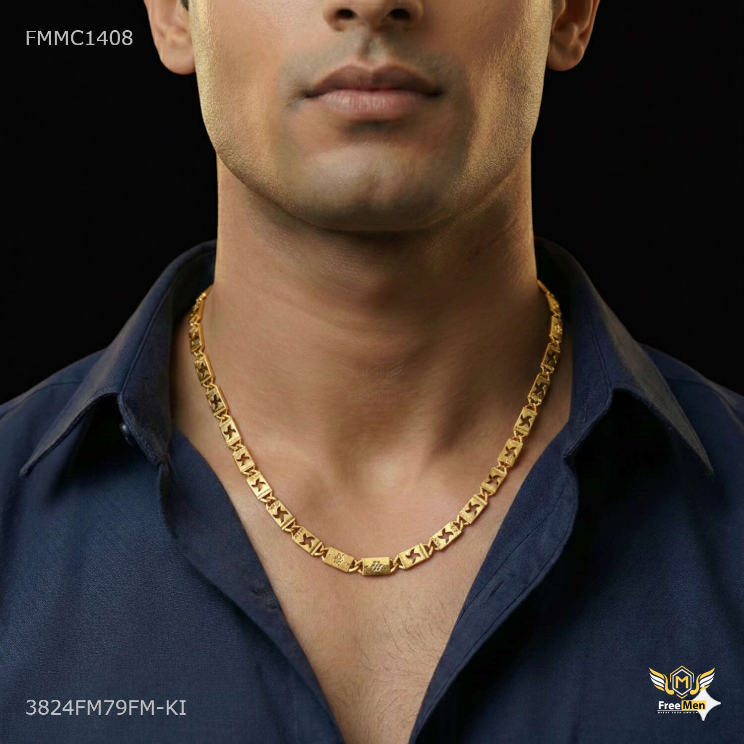 Classic Star Box Nawabi Chain for Man