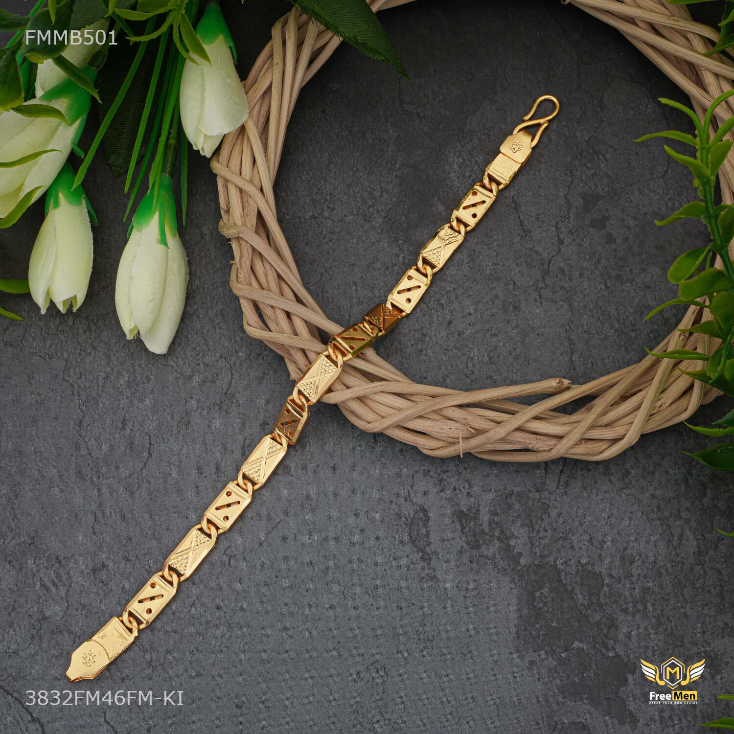 Designer One by One Divide Nawabi Bracelet for Men