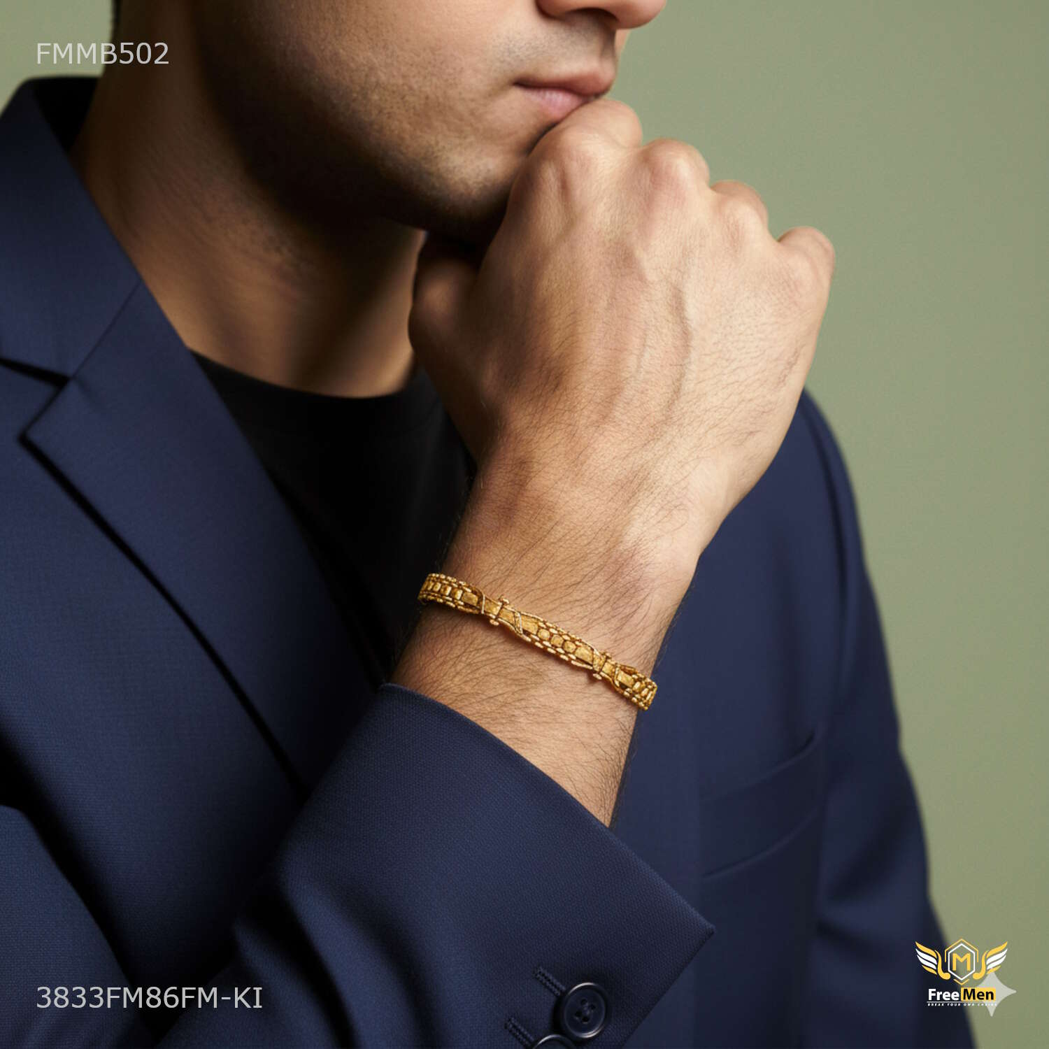 Designer Passi Leaf Bracelet for Men 
