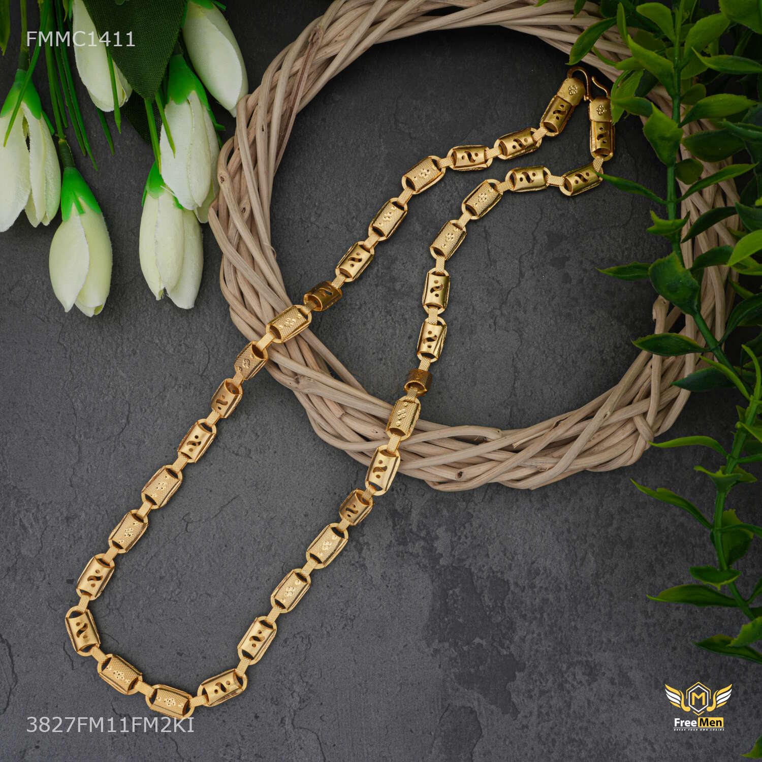 Divide Classic C cut Nawabi Chain for Man 